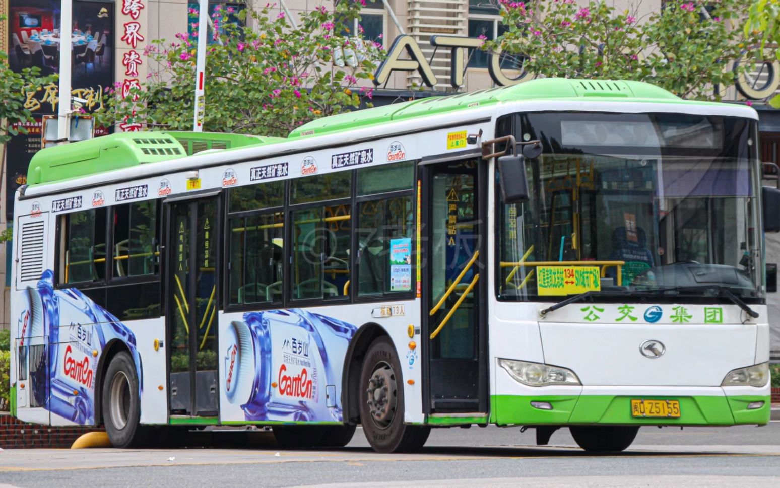 【行走音】【xmq6127agchevn51】134路 厦门最后的金龙12米气电混合!