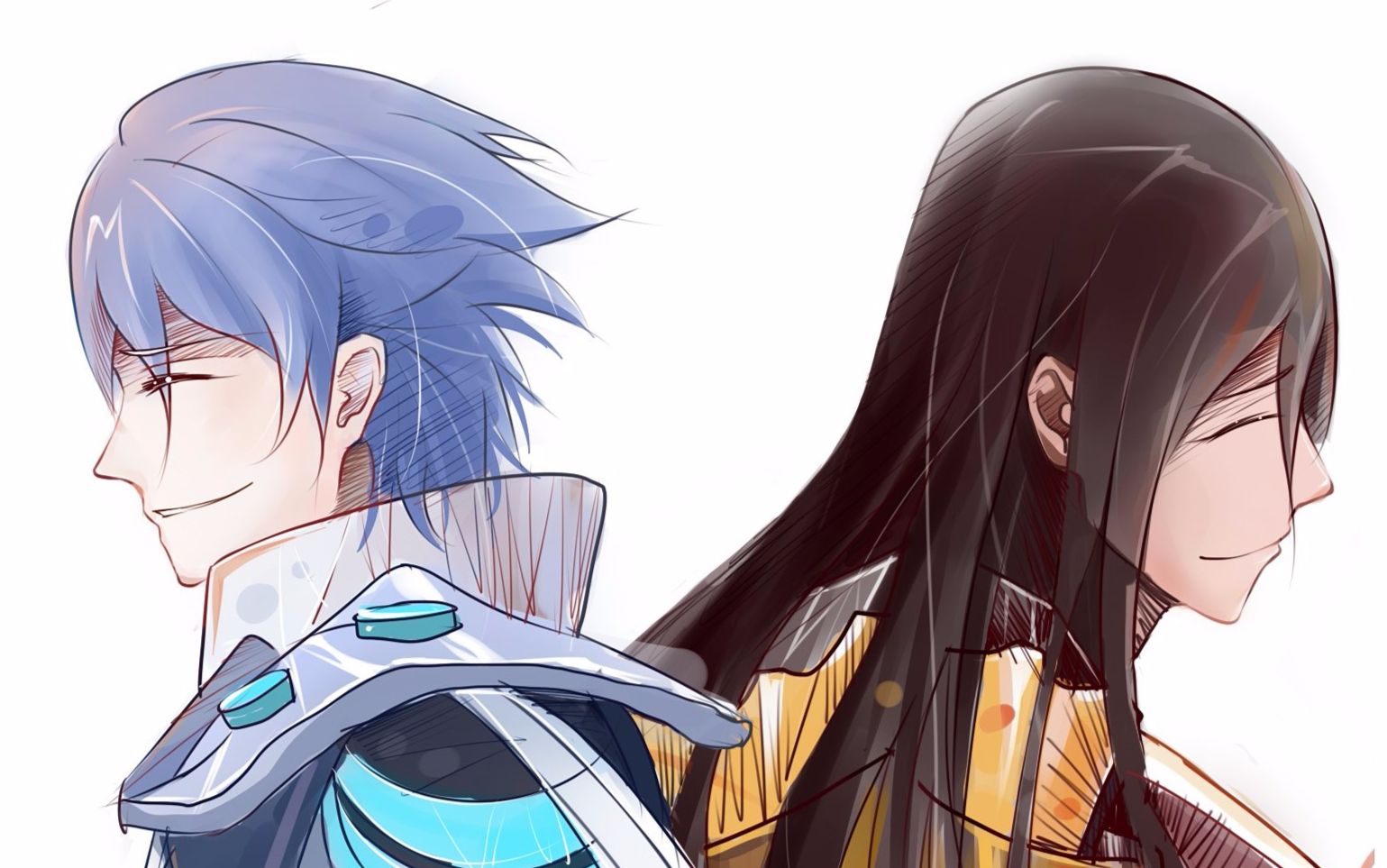 【王者荣耀同人绘画】周瑜&诸葛亮