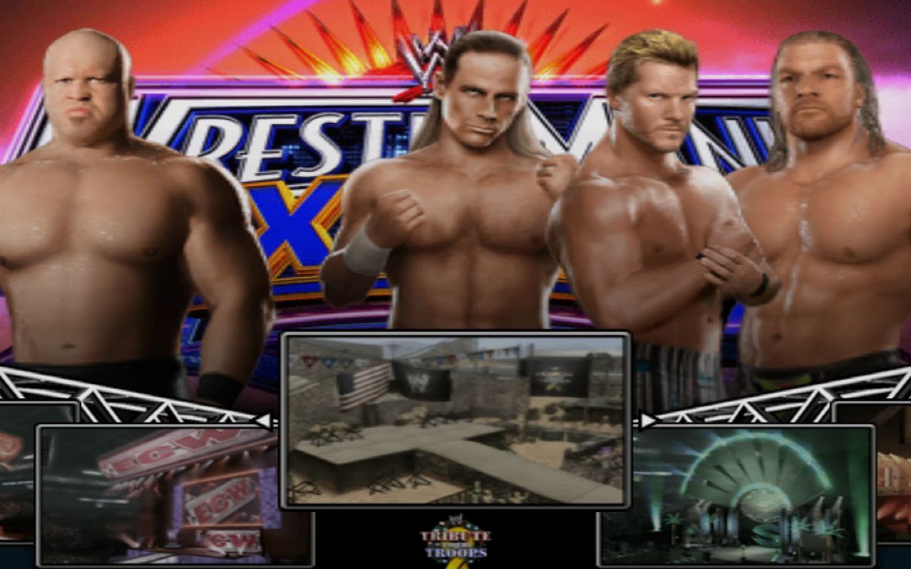 [图]忠義鍋玩 WWE SVR 2009 Triple H,HBK,Y2J VS Snitsky