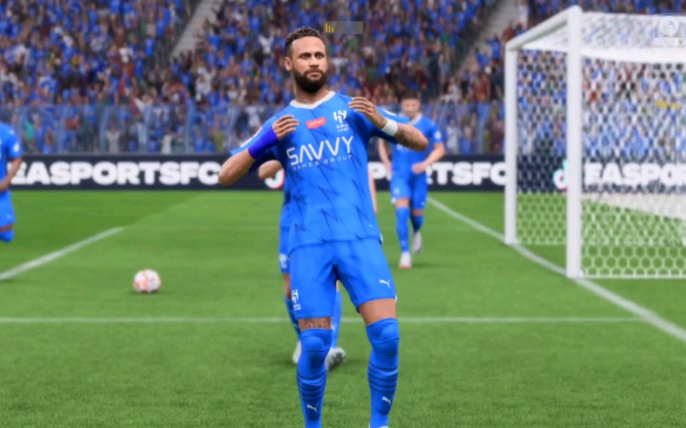 fc24在线赛季 内马尔carry全场,利雅得新月4球大胜曼城