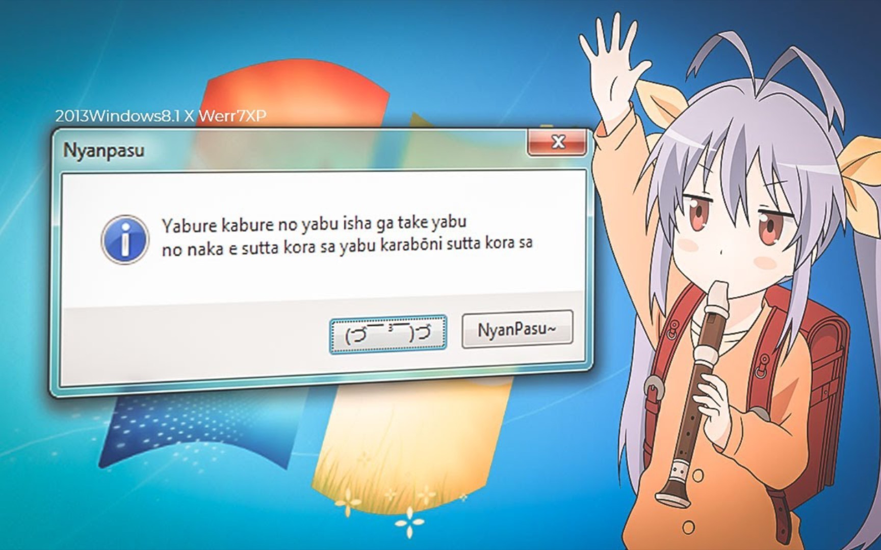 [图]Nyanpasu Yabure Kabure - Covered Using Windows Sounds YTPMV / 音MAD Feat. @werr7x