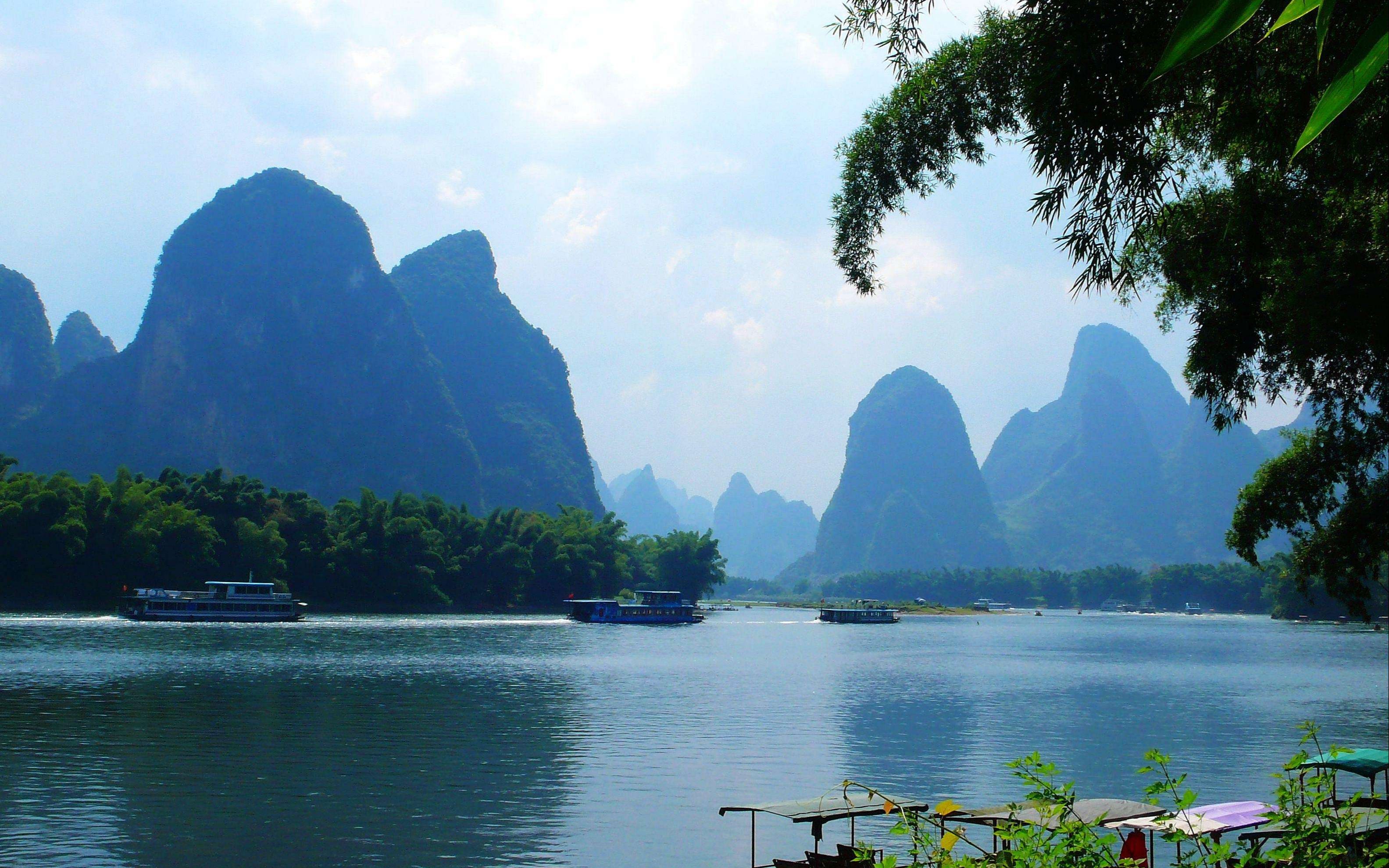 桂林山水甲天下,后一句阳朔山水甲桂林,油管评论桂林漓江