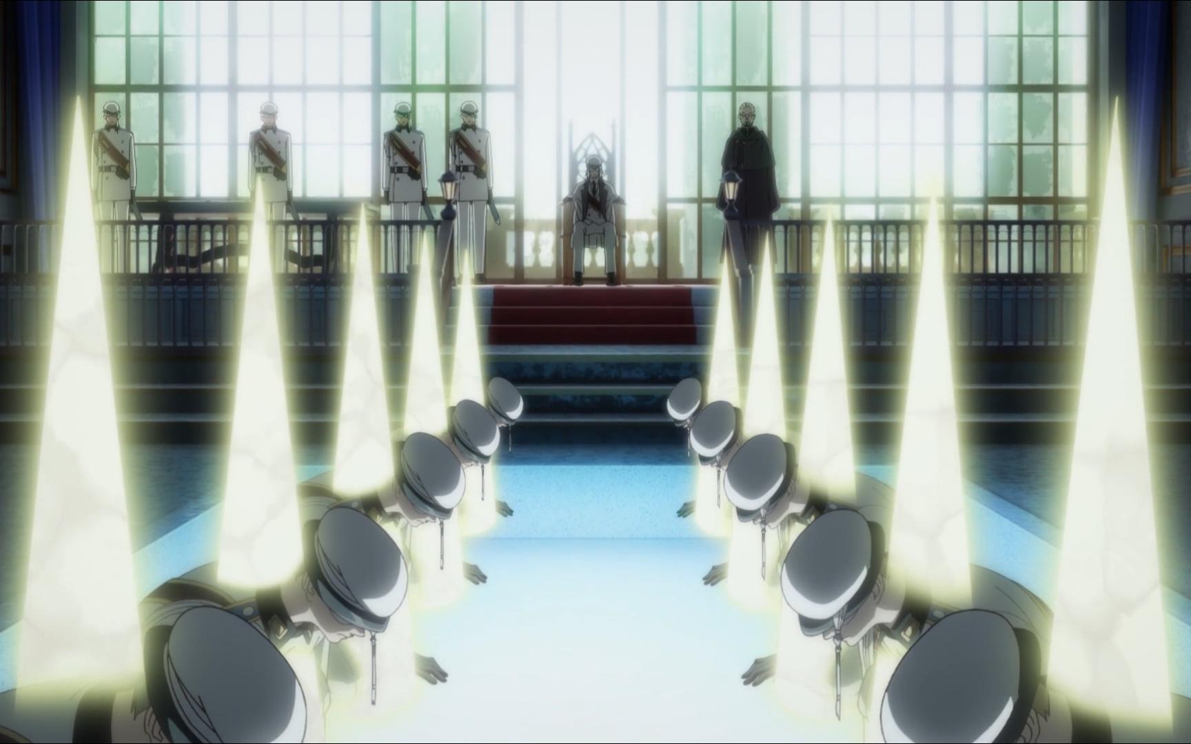 圣骑士团抓取魔女,旁边这带眼镜的大叔不像好人啊.