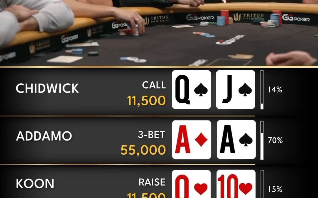 德州扑克:aa经典名场面,这手牌真的是绝了.aa挣扎了两次.谁也想不到.