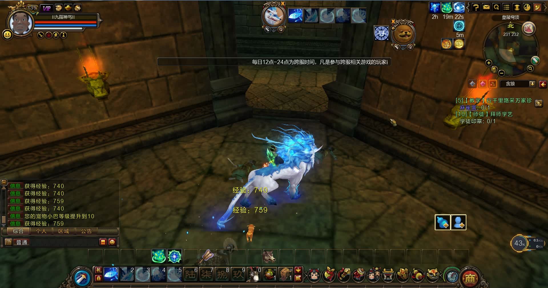 丨九指神丐丨寻仙极地冰狼技能展示