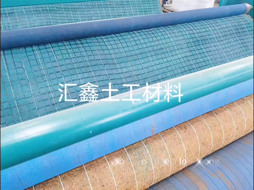 椰丝毯 稻草毯 抗冲生物毯展示一下哦