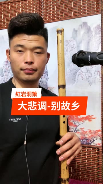 曲:《 别故乡 》迟志强 湘妃竹e调正手箫 筒音当5吹奏
