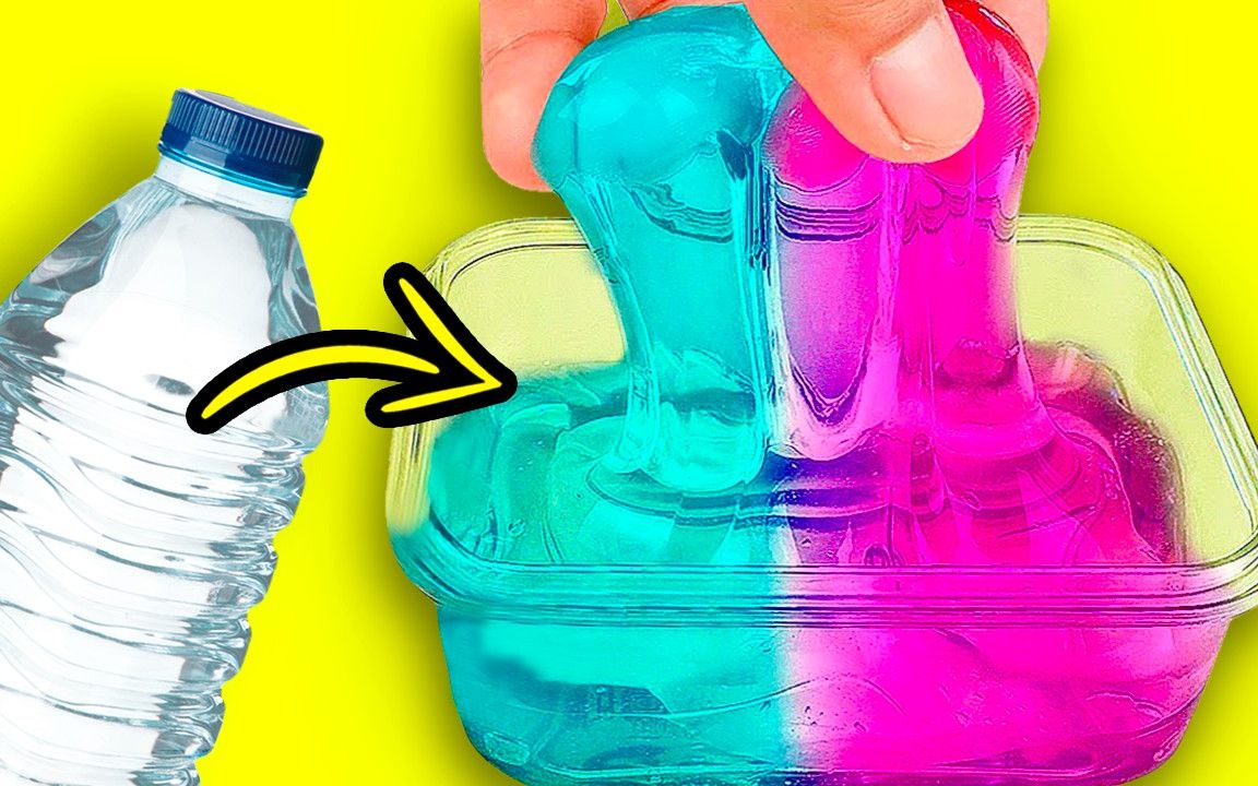 无硼砂假水大pk!方法简单不沾手,实在太好玩啦