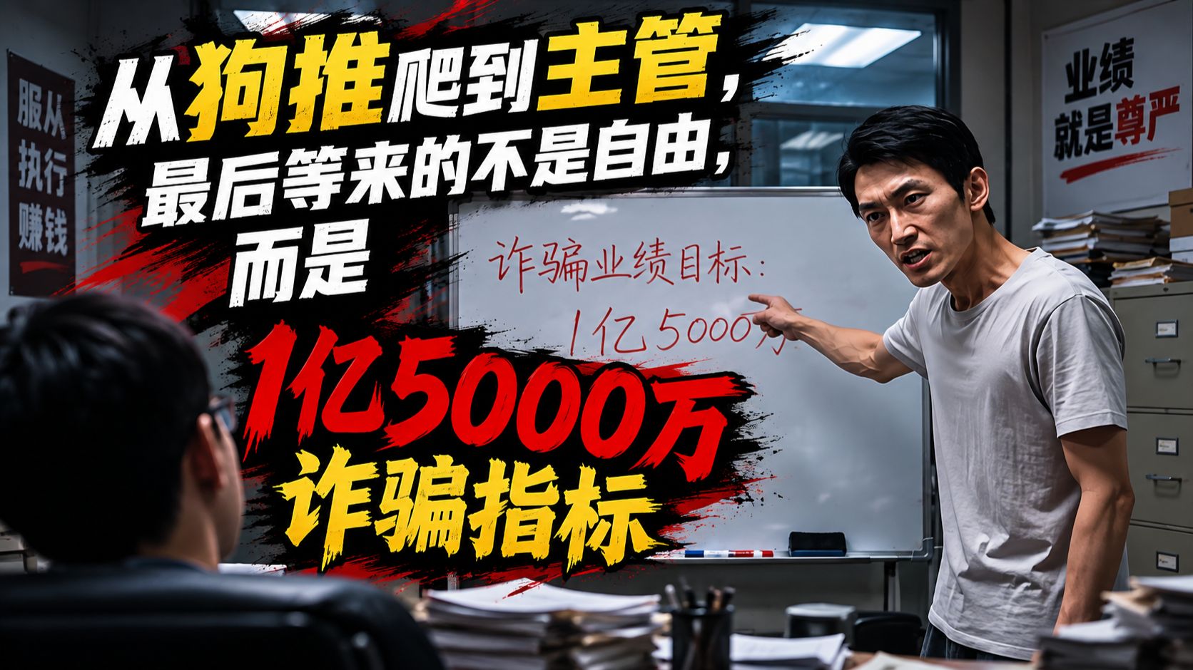 从狗推爬到主管，最后等来的不是自由，而是1亿5000万诈骗指标