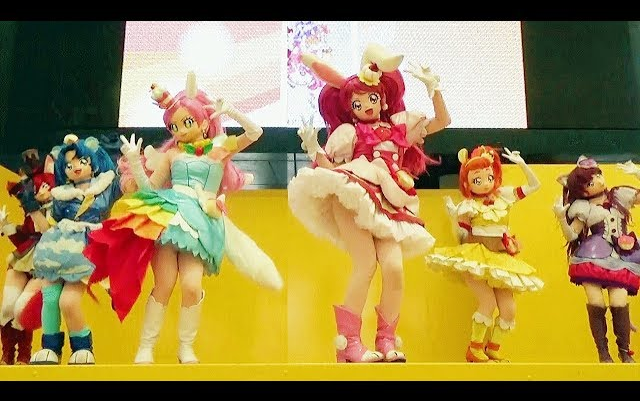 [图]《シュビドゥビ 甜点时间》光之美少女食尚甜心 后期 新ED曲 异地混合版3遍连续播放