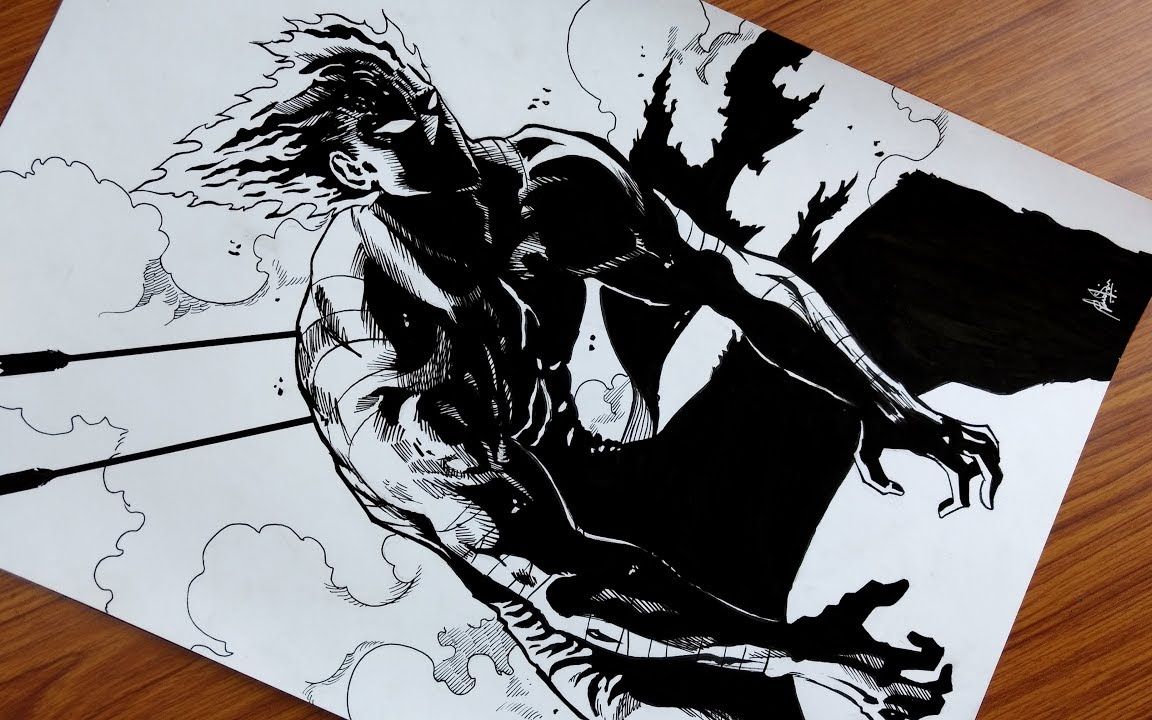 一拳超人漫画是怎么画出来的饿狼