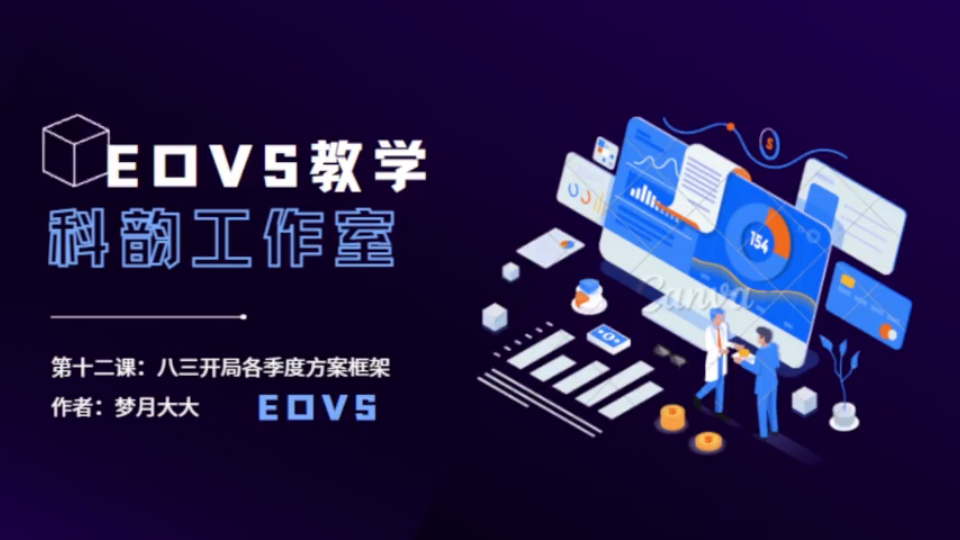 EOVS教学——梦月大大第十二课:八三开局各季度方案框架教学