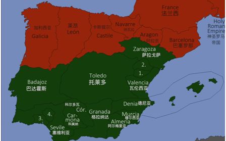 [图]【历史地图】收复失地运动