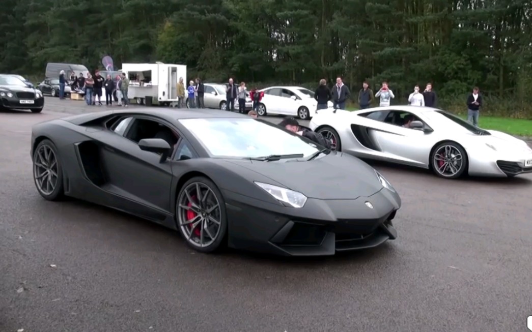 vmax200quicksilver兰博基尼aventadorvs迈凯伦mp412c