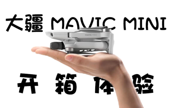 今年最值得购买的科技产品大疆DJI mavic mini 开箱体验哔哩哔哩bilibili