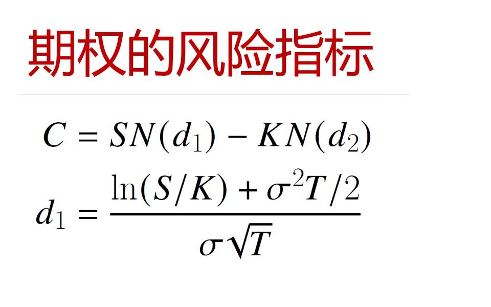 金融数学系列 — 期权对冲过程中的风险指标 Greeks哔哩哔哩bilibili