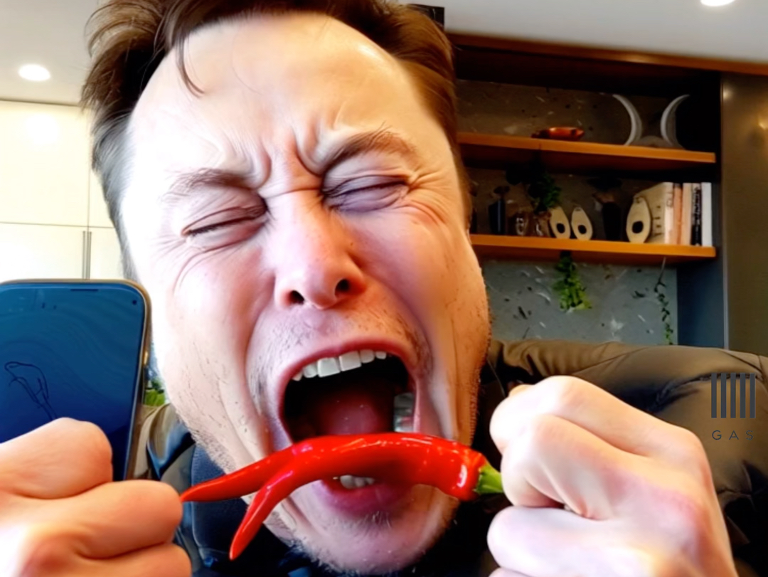 马斯克挑战魔鬼椒辣到表情失控,事后笑称比探索火星更具挑战