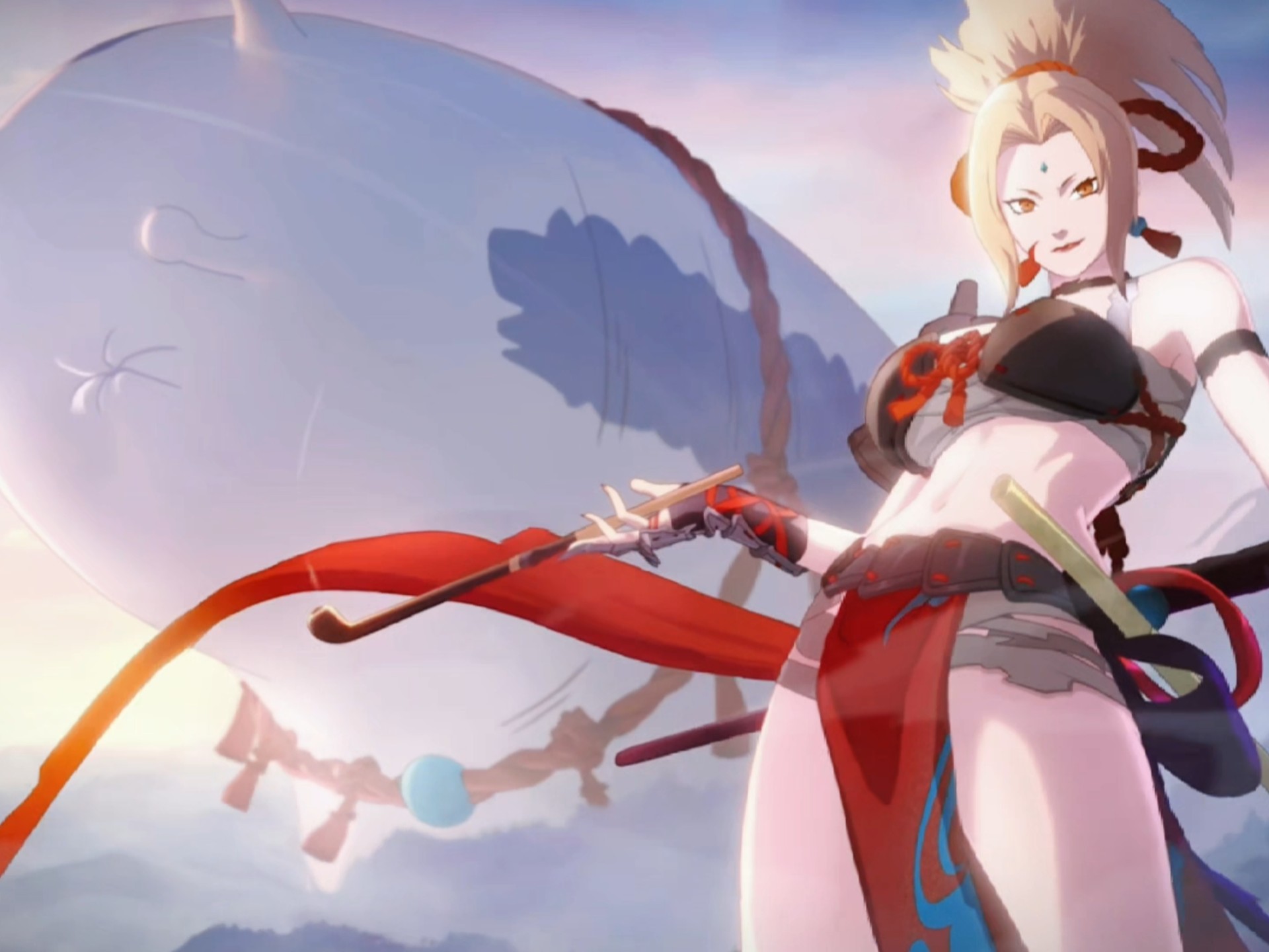 「妖怪奇谭.纲手」翩若惊鸿,婉若游龙,雾起灵山守护者.妖怪纲手