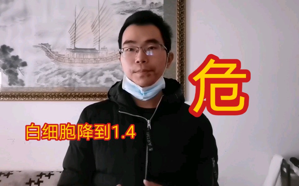 我的白细胞降到1.4,危!哔哩哔哩bilibili