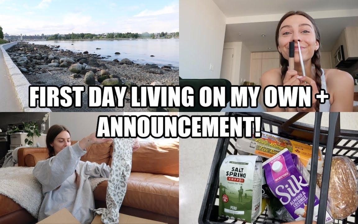 [图]【Melissa Merk】First Day Living On My Own + Announcement! | VLOG