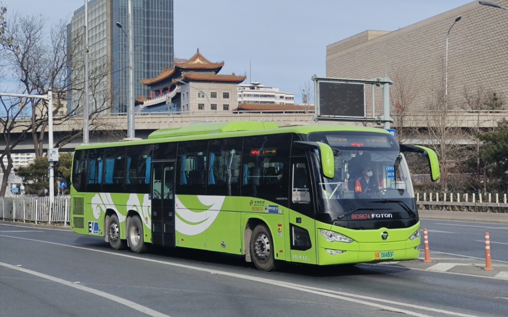 北京公交957路混虫三运行视频