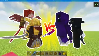 Download Video: Minecraft (我的世界）：玛莲妮娜 VS  研究者 、枪手  1.20.1