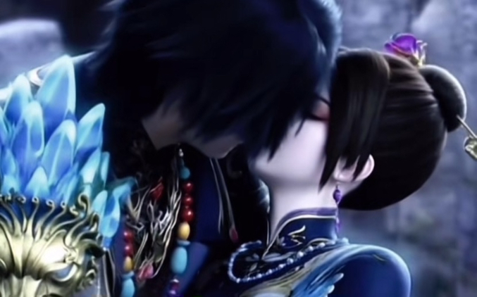 "荒石和辛灵接吻了?