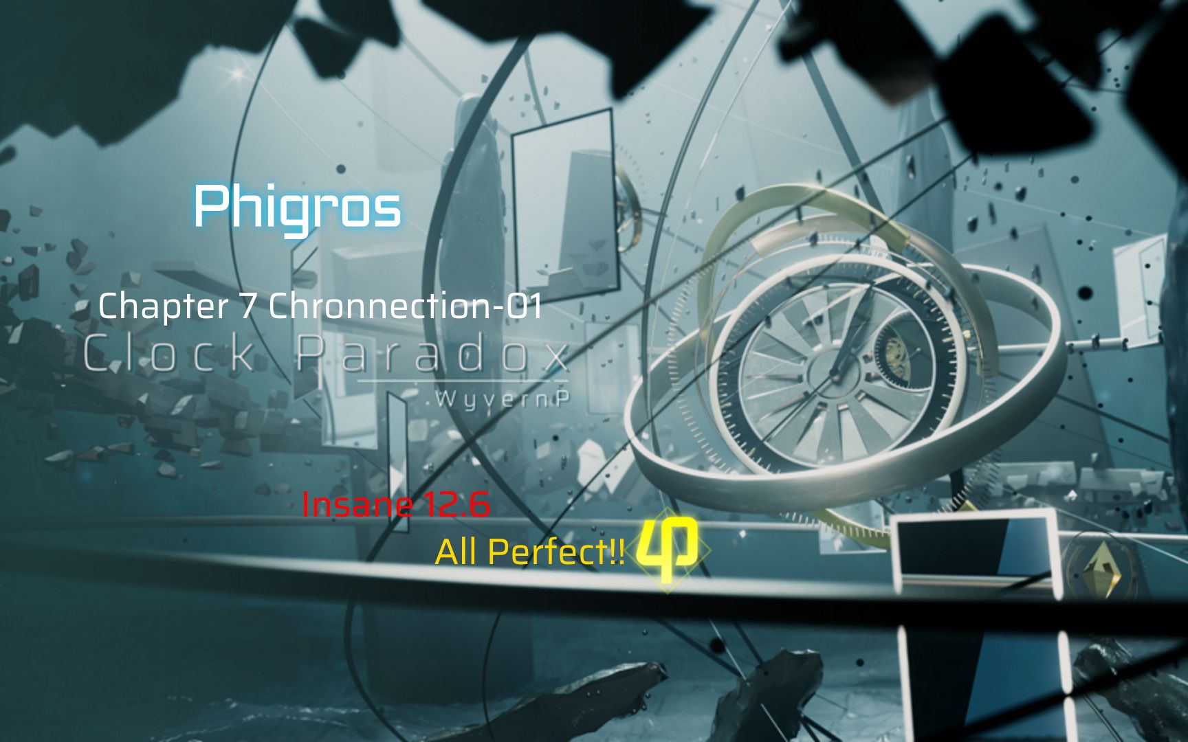 【phigros】时钟悖论 chapter 7-1 clock paradox all perfect!