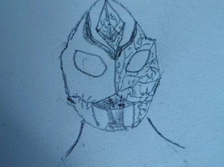 斯菲亚附生戴拿,斯菲亚戴拿头部草稿