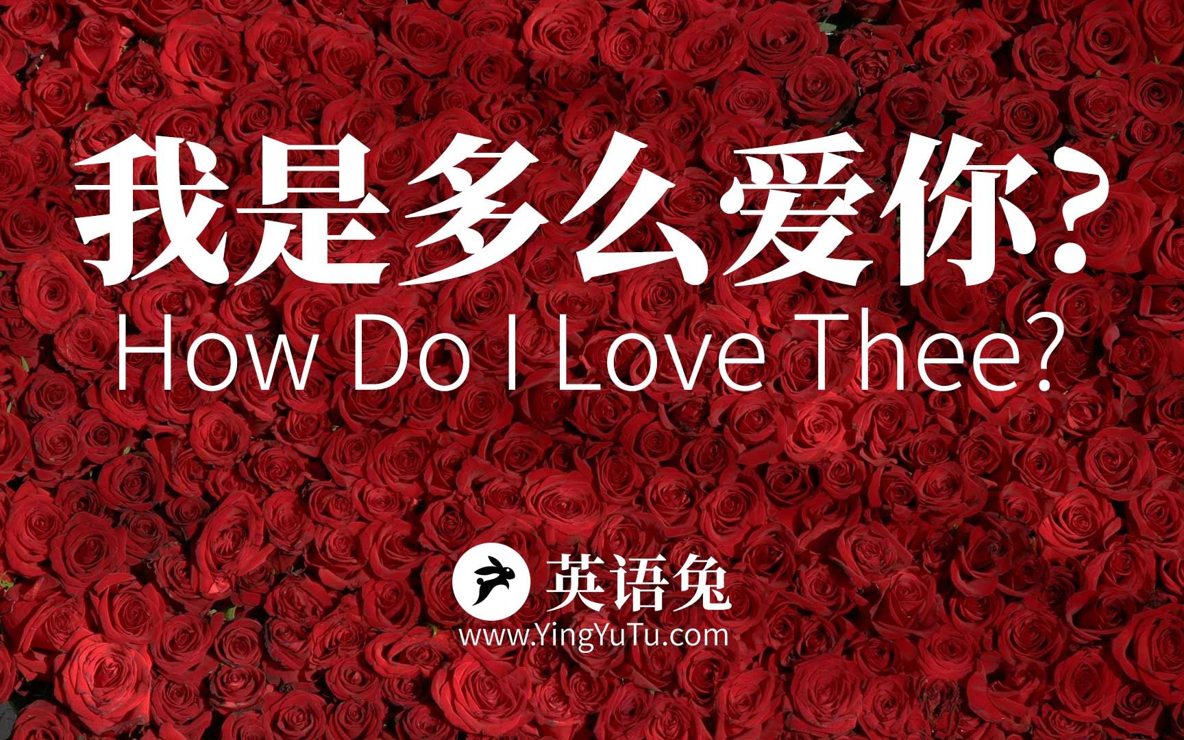 [英文诗朗诵] 我是多么爱你? (How Do I Love Thee?)(勃朗宁夫人)哔哩哔哩bilibili