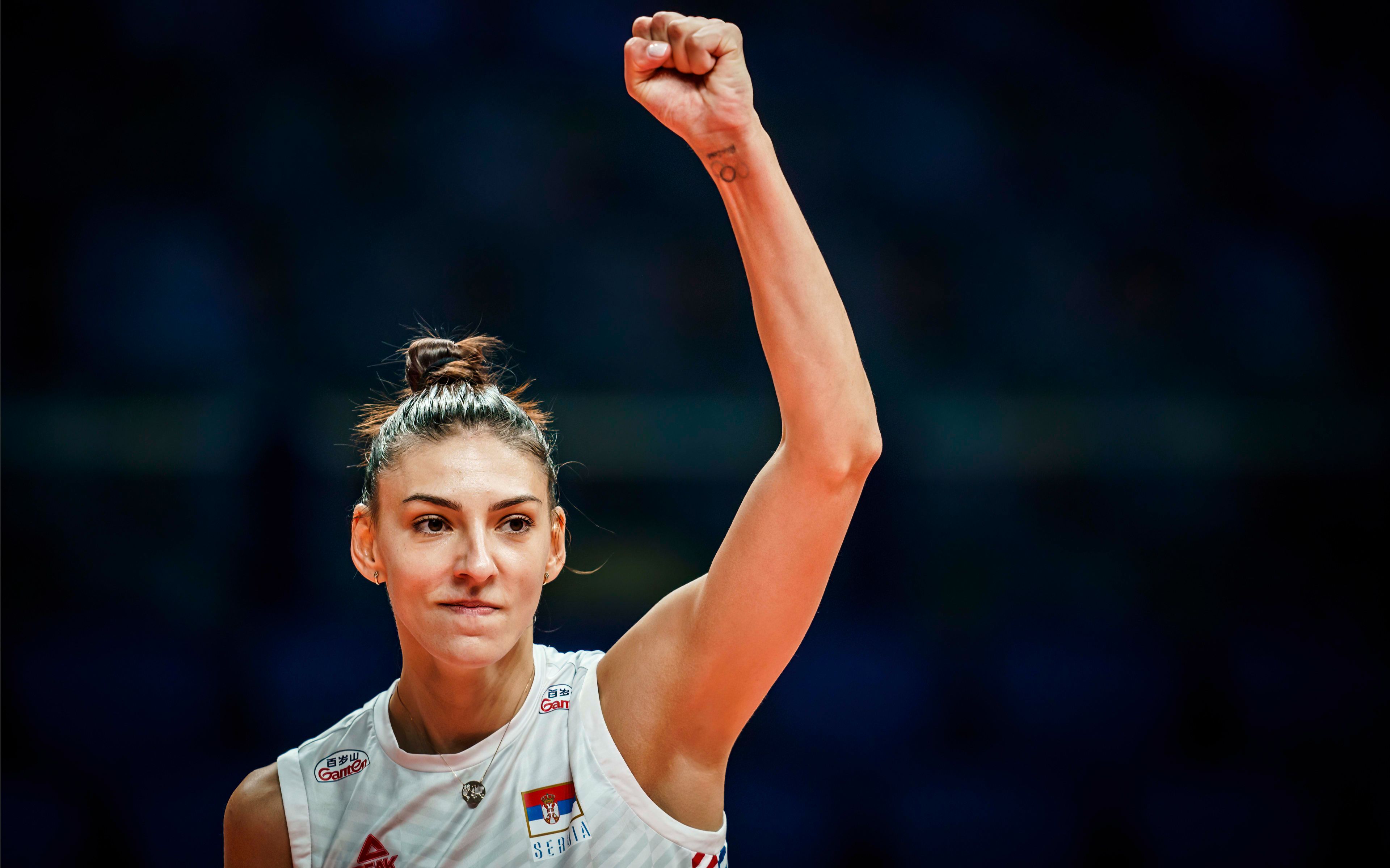 博斯科维奇,瓦西列娃对攻,世锦赛塞尔维亚女排对阵保加利亚女排