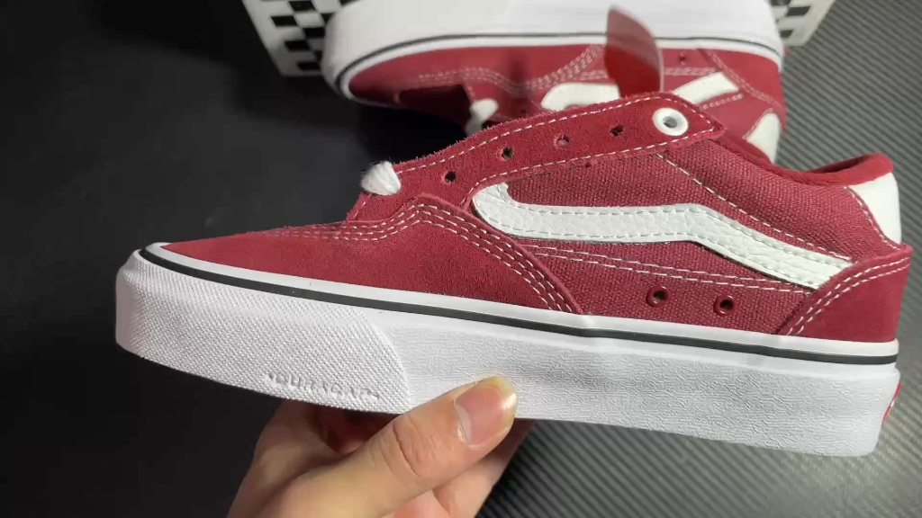 萬斯 vans skate rowan pro 硫化鞋底 酒紅 1