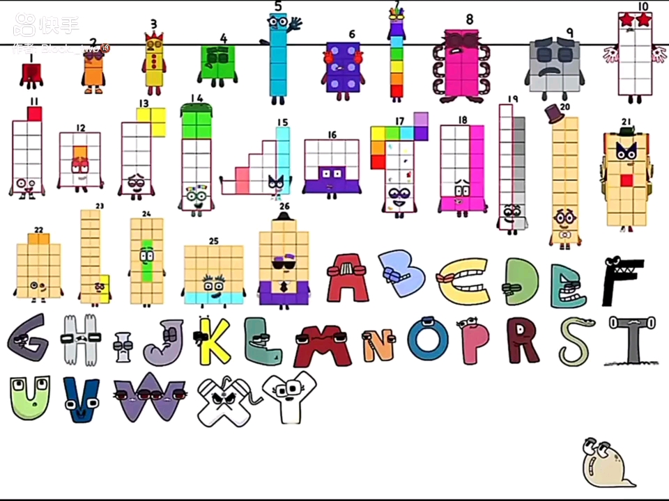 数字方块与字母就来了一个世界大合集