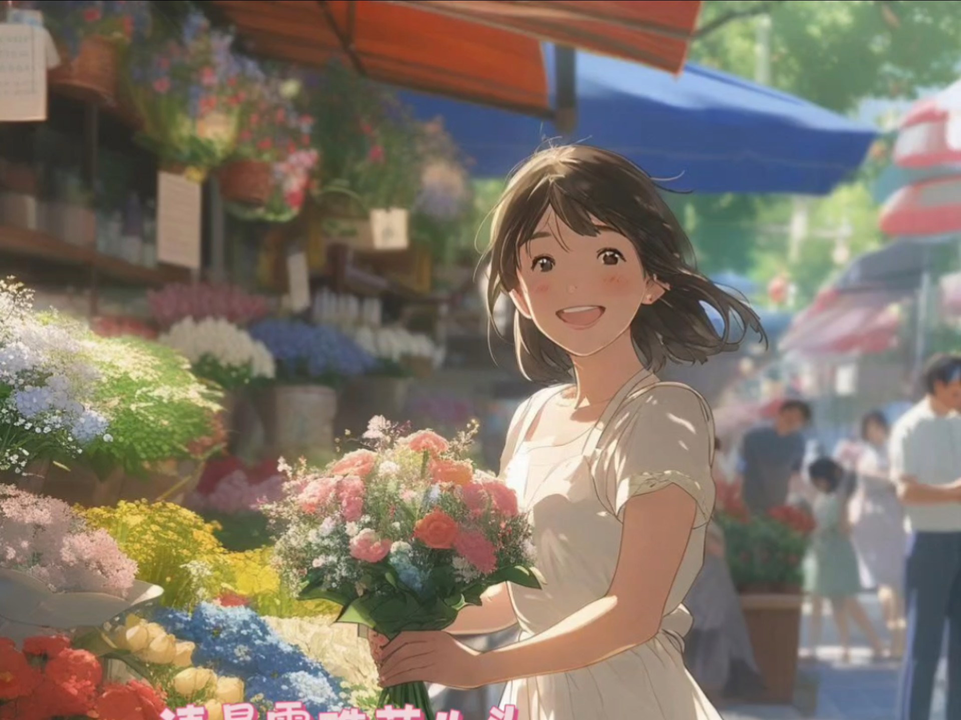 卖花的小女孩