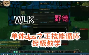 Download Video: WLK单体DPS之王野德Hekili配置终极教学