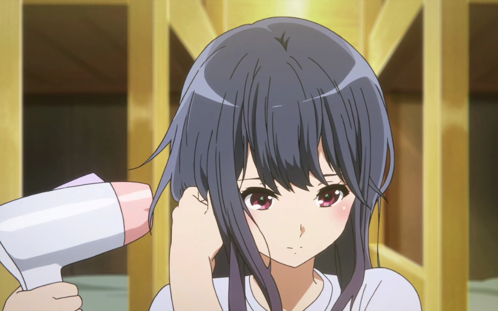 铠冢霙吹头发纯享版-想给所有白毛一个家-黑长直-哔哩哔哩视频