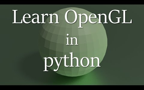 Python OpenGL 教程一套
