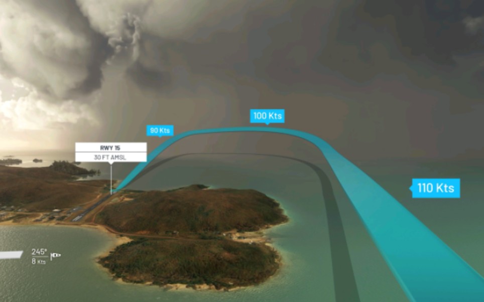 微软模拟飞行2020降落挑战:澳大利亚马布亚格岛机场(YMAA)模拟飞行