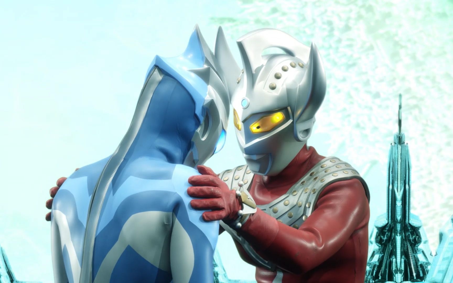 奥特银河格斗 巨大阴谋:泰罗奥特曼安慰陷入迷茫的托雷基亚!