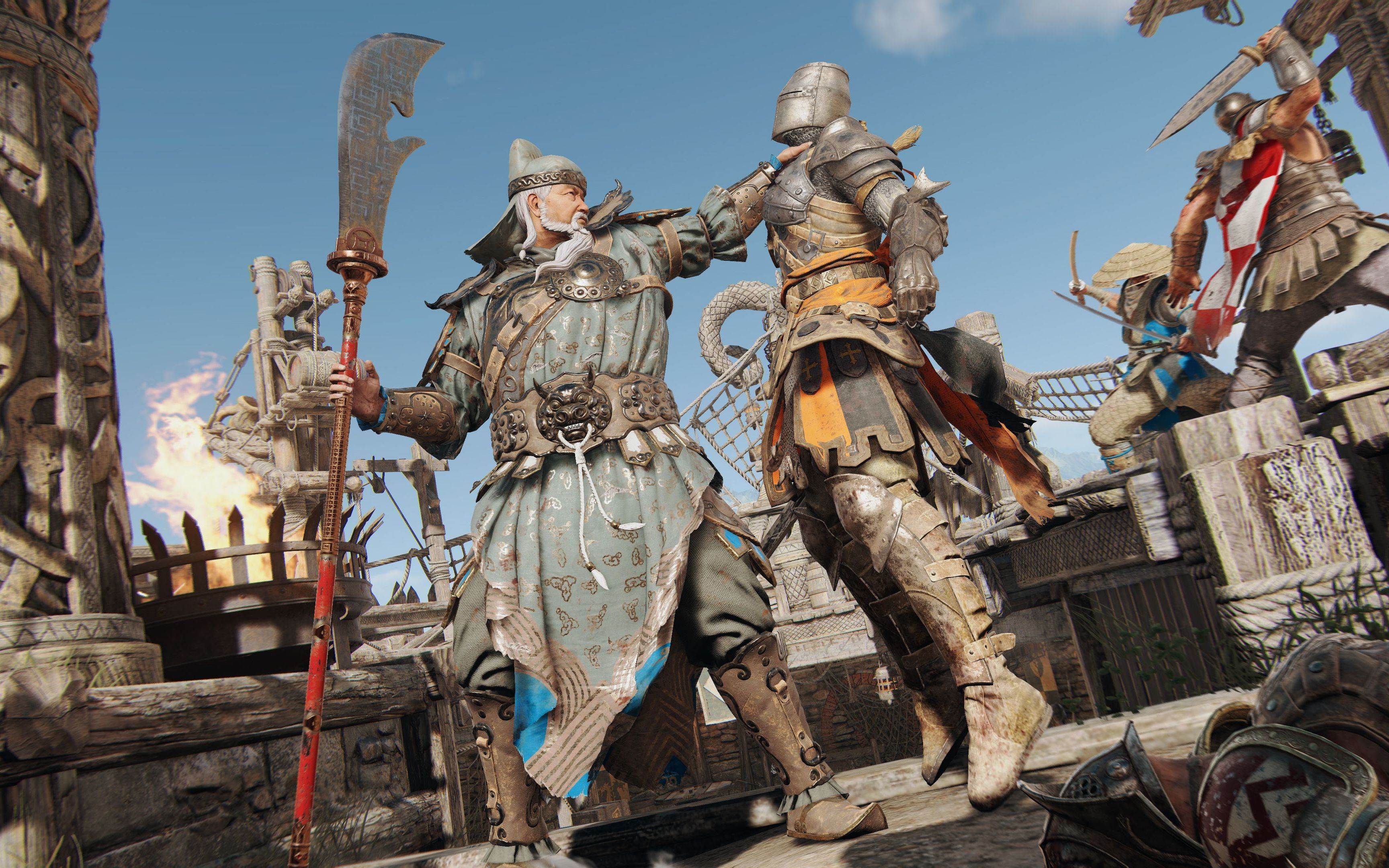 forhonor榮耀戰魂沒有人可以從我的劍下逃走爭權攻城精彩時刻