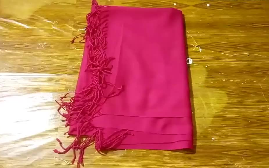 家里不用的旧丝巾,手工裁剪改一下,不要太好看了