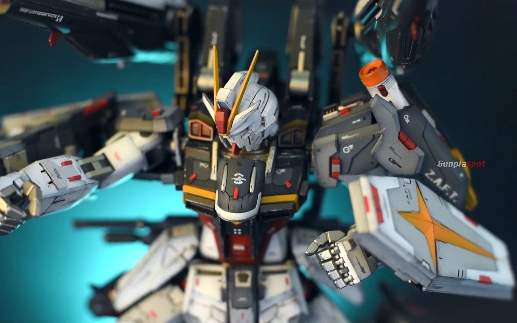 【模型制作】mg炮装脉冲高达定制改色制作