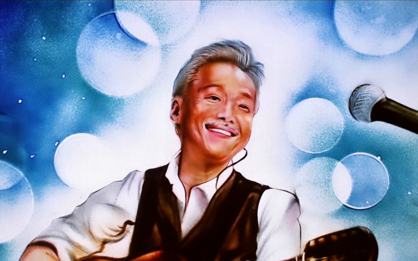 这沙画也太像了吧谷村新司这首星声音好纯净越听越爱已成不朽经典