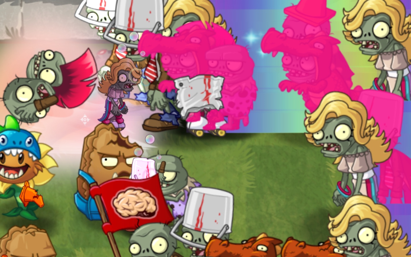 【pvz2】这个大姐有点强!