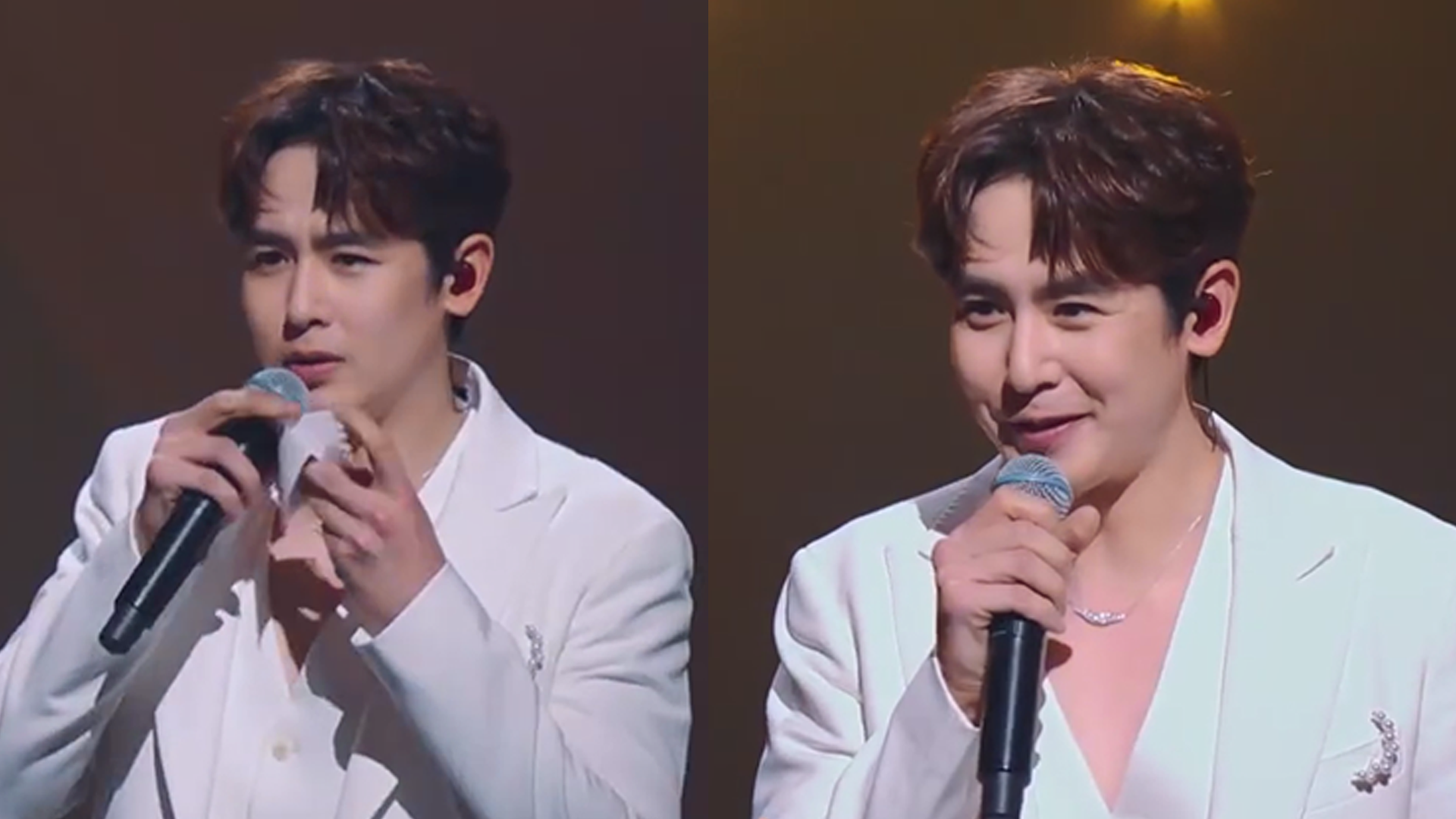 尼坤结束初舞台表演后,从口袋掏出纸条,全程中文发言真诚又用心