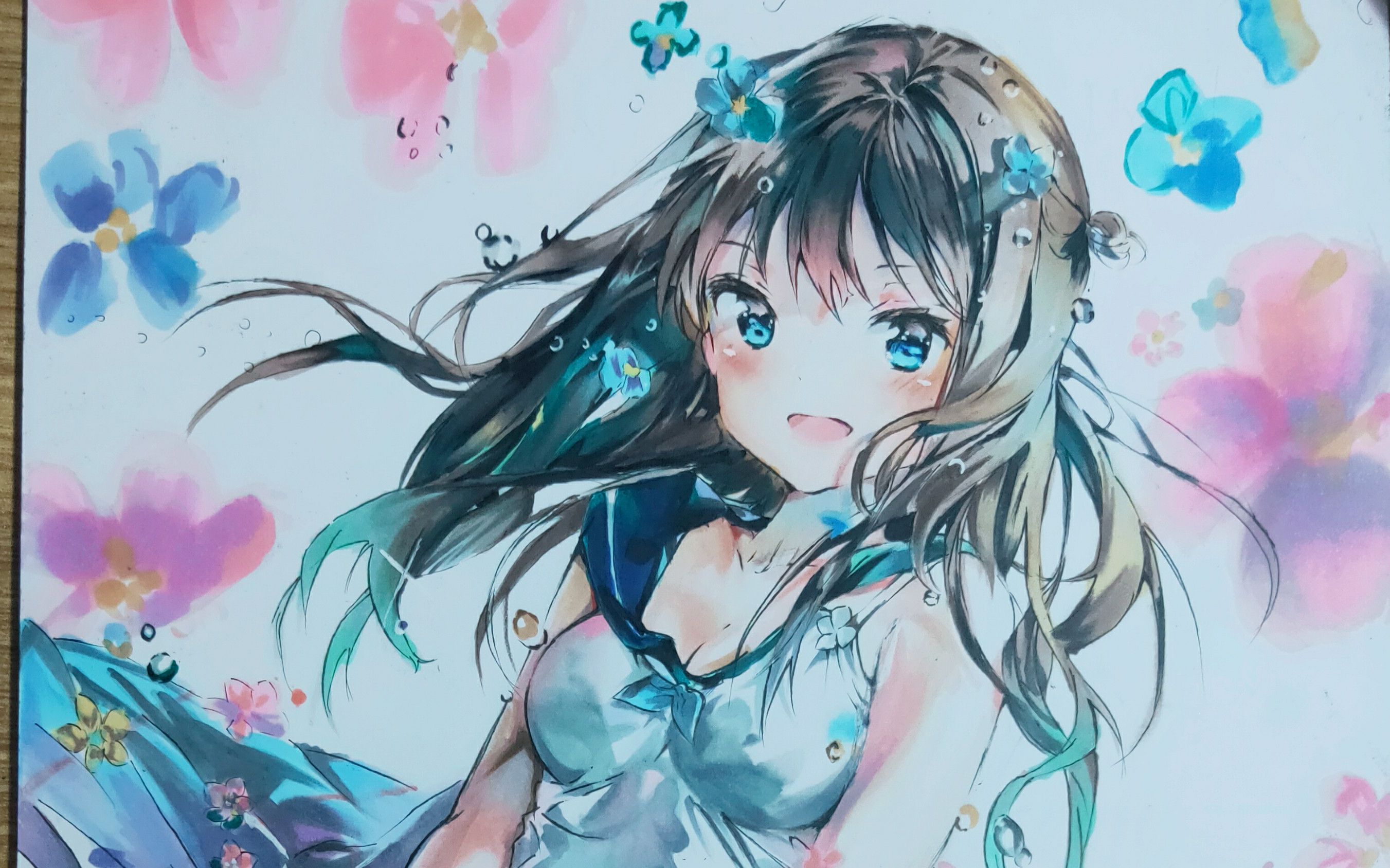 活动  【马克笔手绘】极致色彩,画一个美少女