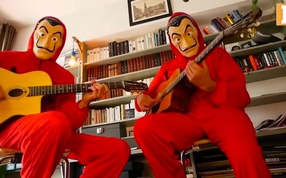 [图]【吉普赛爵士】朋友再见 Money Heist - Bella Ciao with Manouche Guitars (Gypsy Jazz)