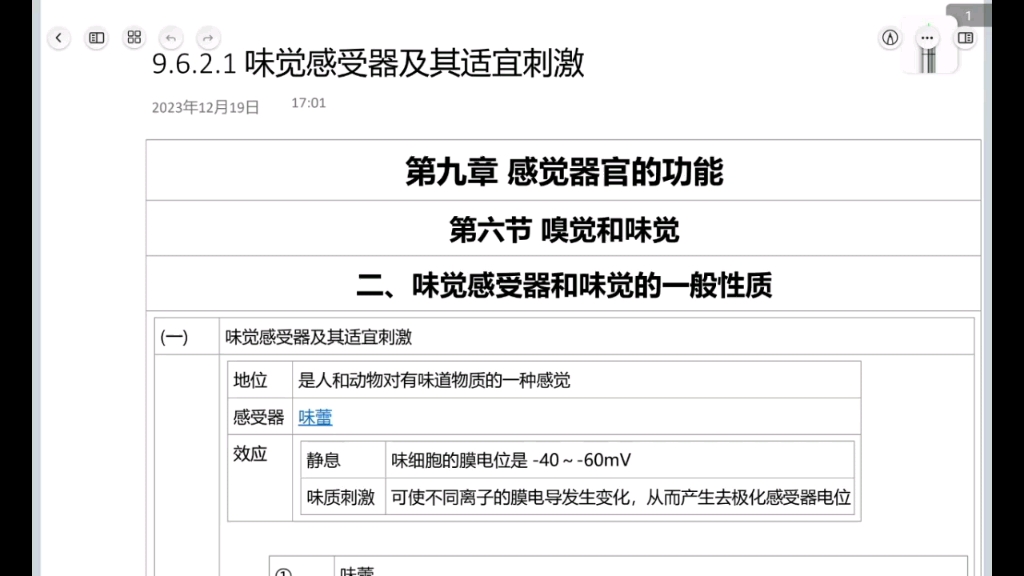 【小白闲扯生理学】感觉器官的功能 味觉感受器及其适宜刺激哔哩哔哩bilibili