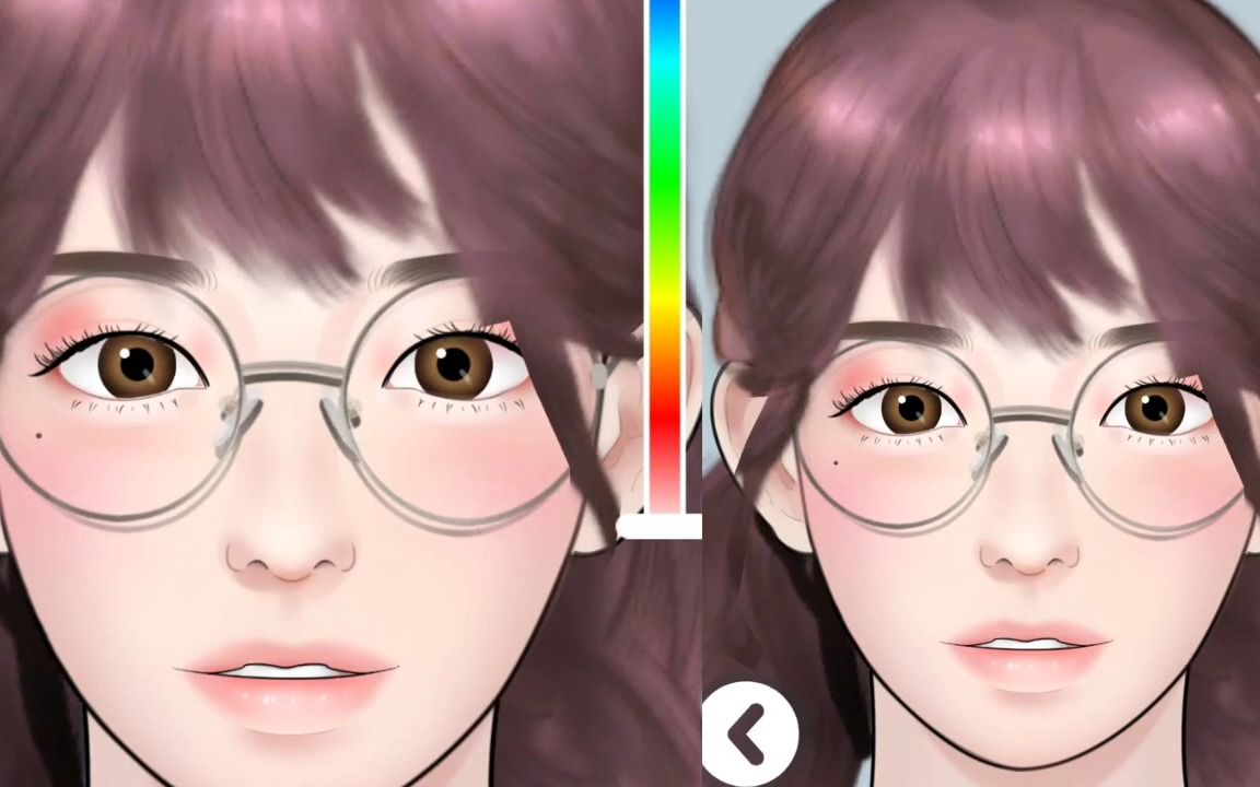 美女变身全过程