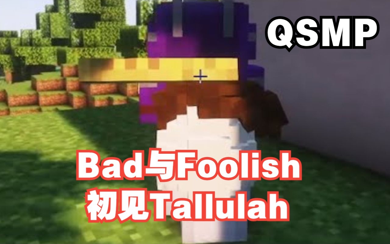 【MCYT/中文字幕】BadBoyHalo与Foolish初见Tallulah单机游戏热门视频